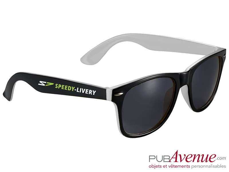 Lunettes de soleil personnalisables bicolores Lunettes de soleil personnalisables bicolores